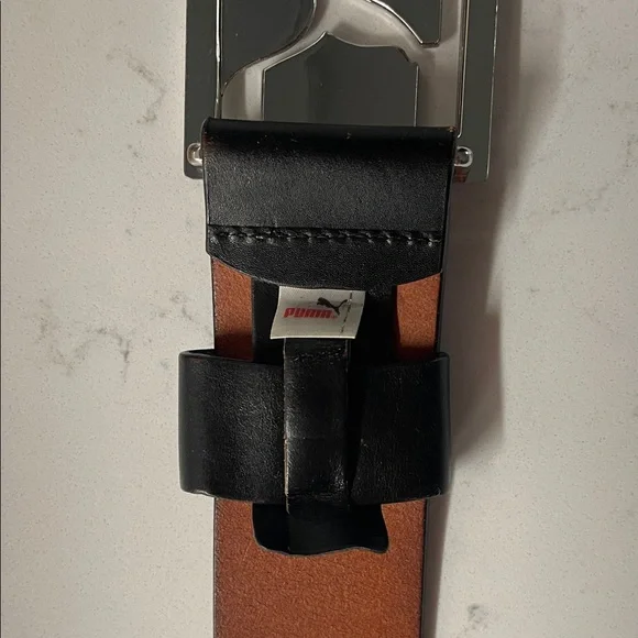 Puma Black Belt with Metallic Buckle - Picture 5 of 8
